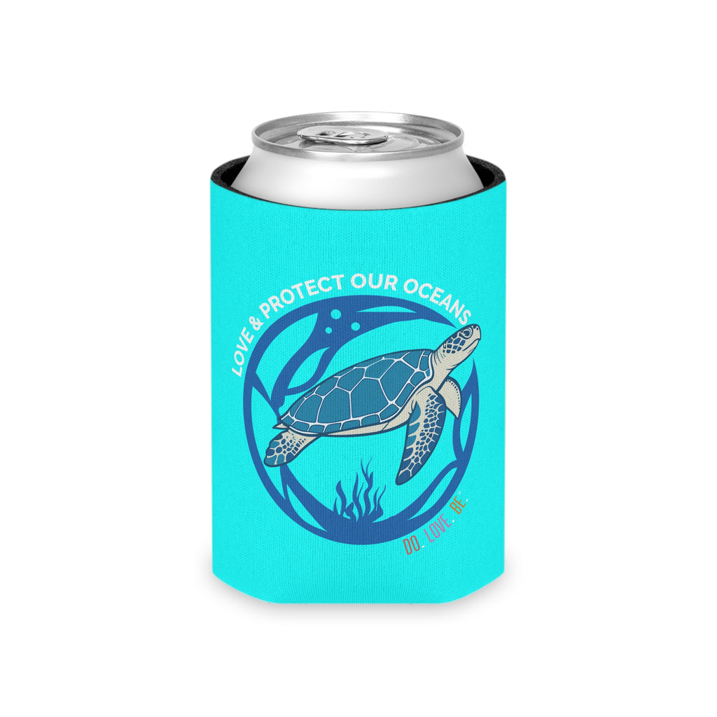 Sea Turtle Can Cooler by DO. LOVE. BE. Apparel
