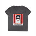 Unstoppable Graphic tee with a woman's face and sunglasses