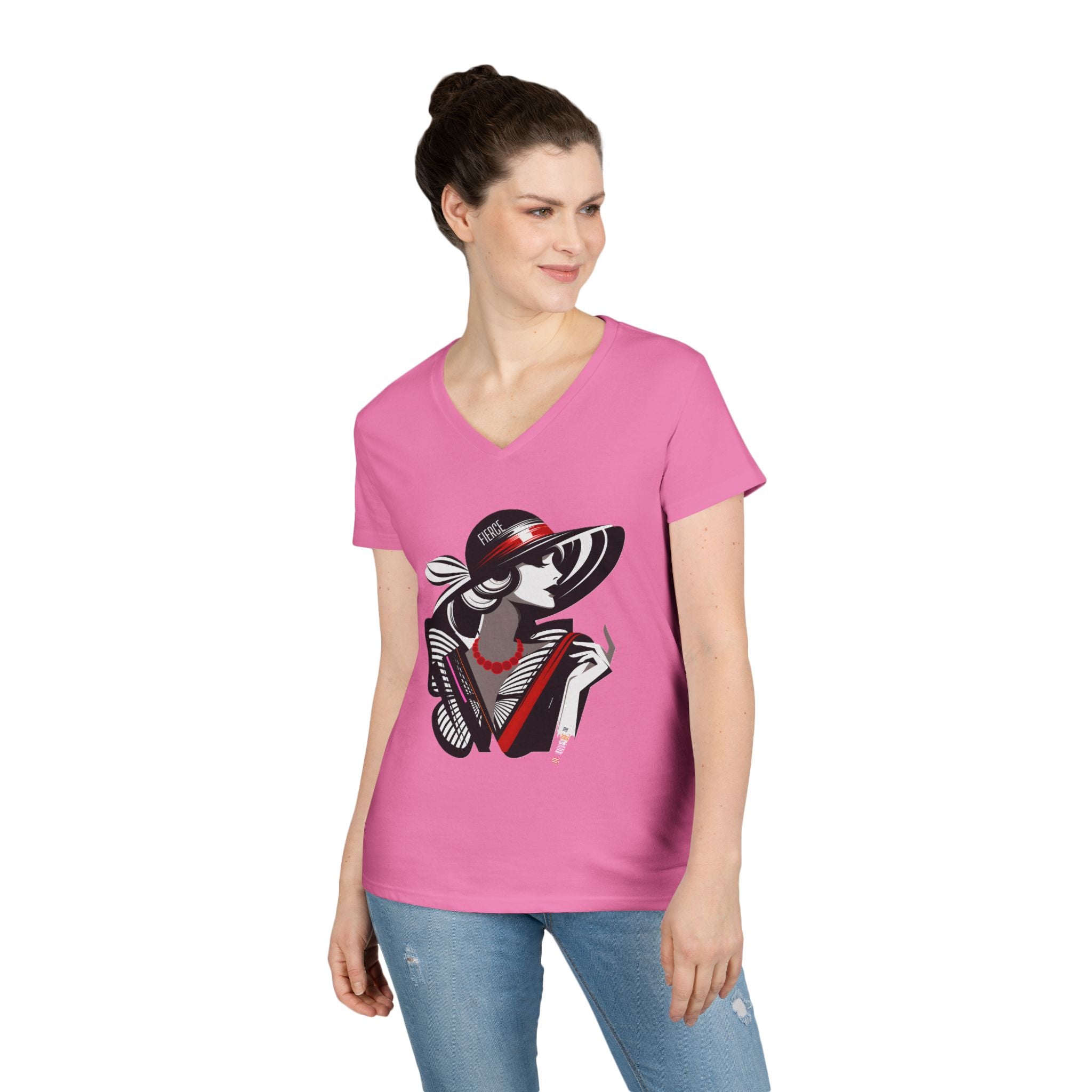 Women's graphic tee collection featuring a woman in a hat by DO. LOVE. BE. Apparel