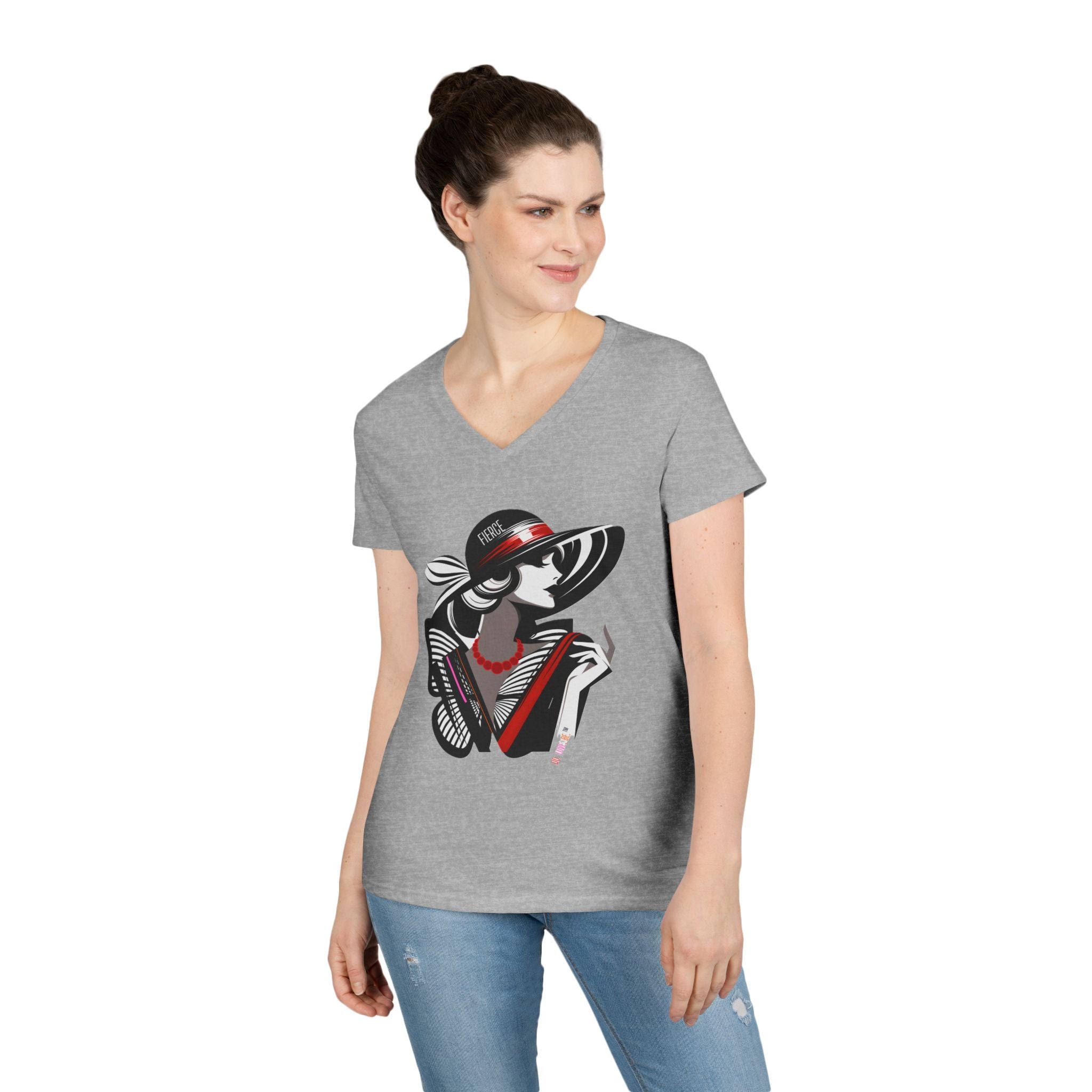 Women's graphic tee collection featuring a woman in a hat by DO. LOVE. BE. Apparel