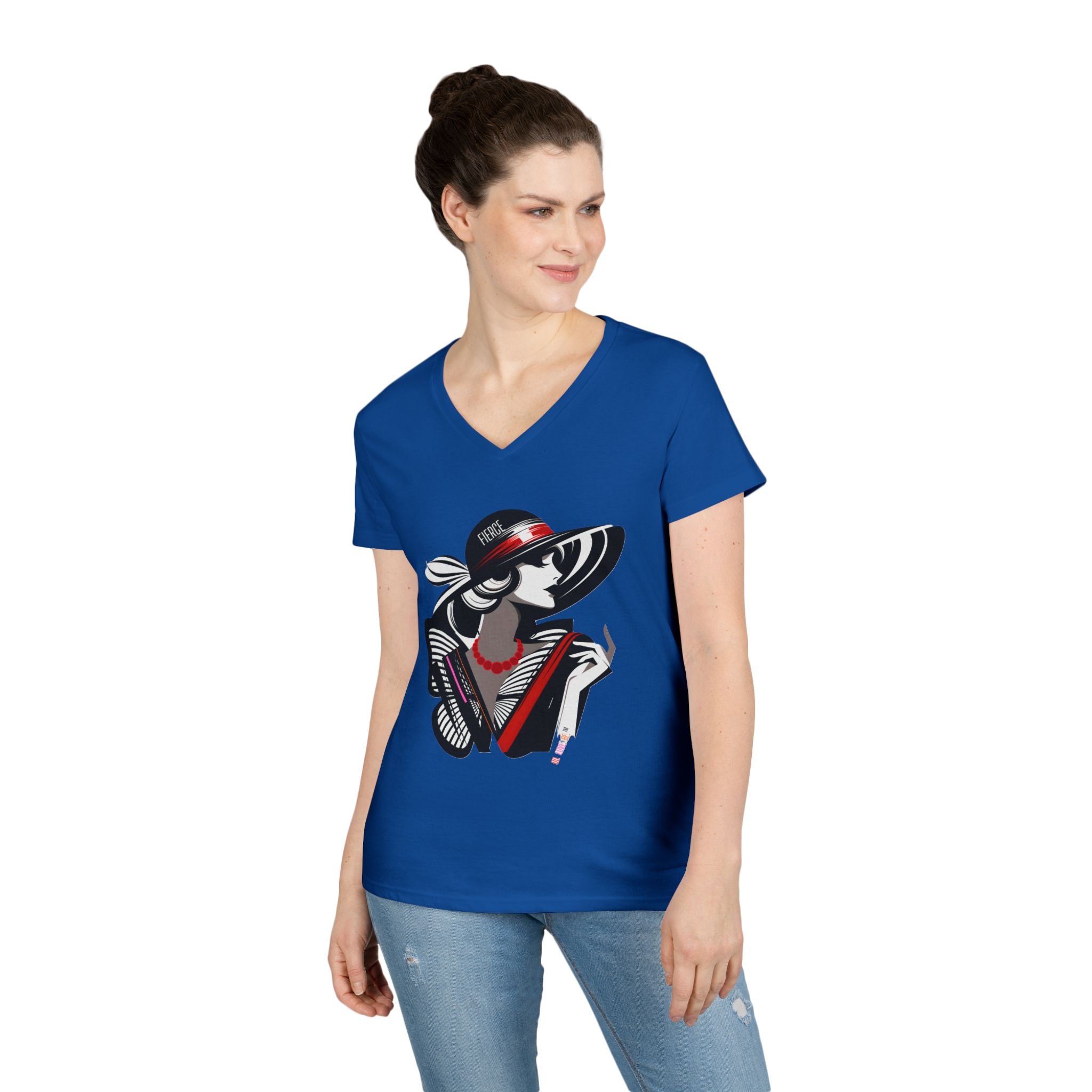 Women's graphic tee collection featuring a woman in a hat by DO. LOVE. BE. Apparel