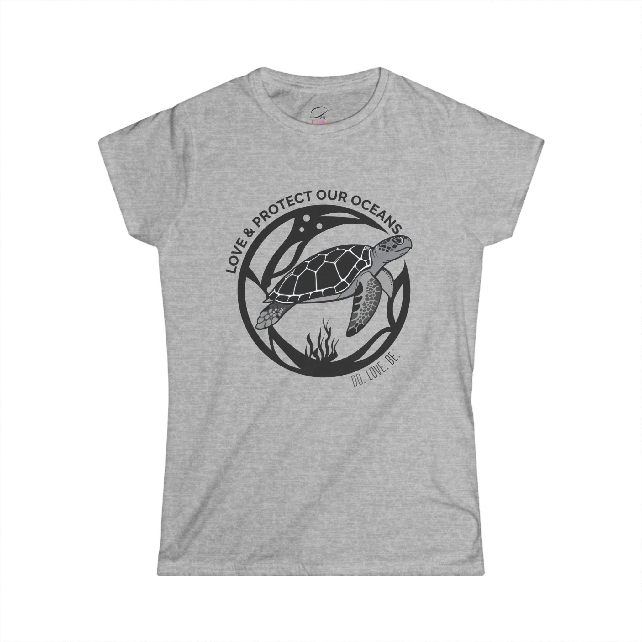 Womens sea turtle graphic tee by DO. LOVE. BE. Apparel