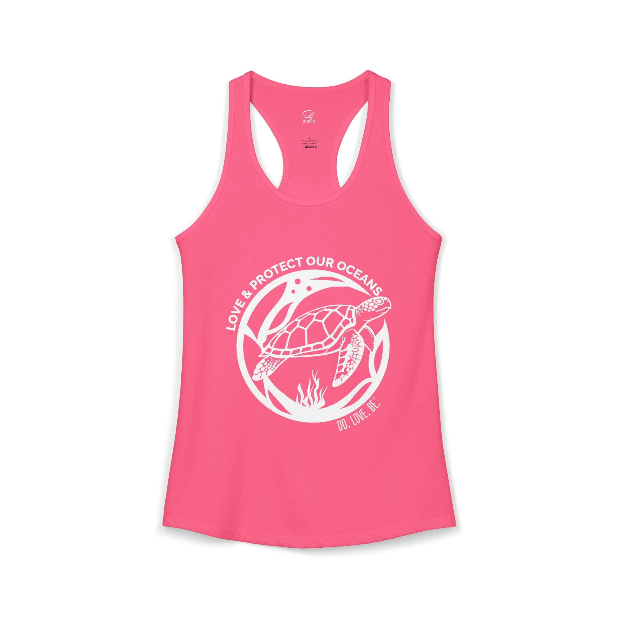 Womens Graphic Tee Sea Turtle Collection Tank top by Do. Love. Be