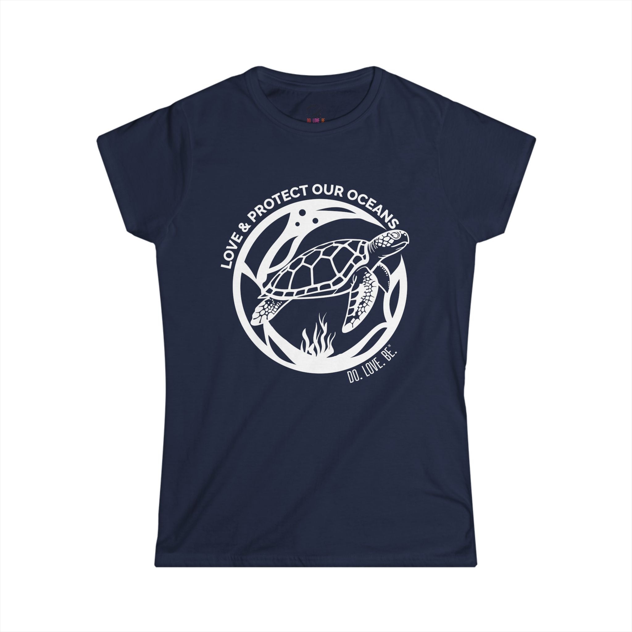 Womens sea turtle graphic tee by DO. LOVE. BE. Apparel