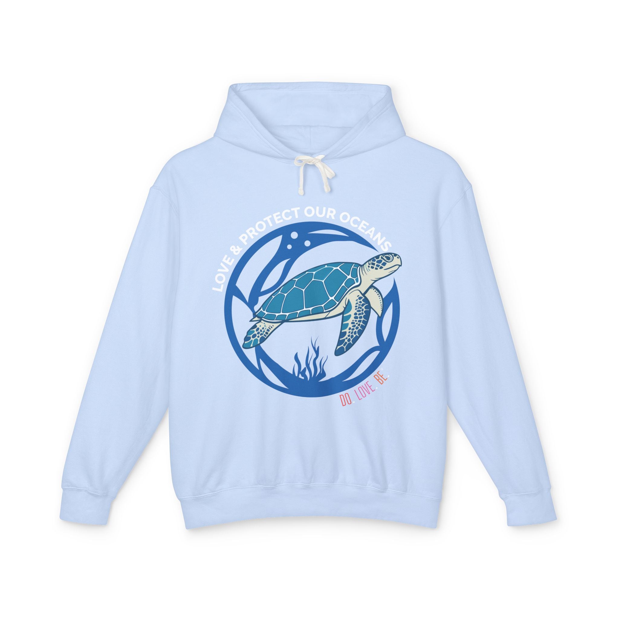 Womens sea turtle graphic hoodie by DO. LOVE. BE. Apparel