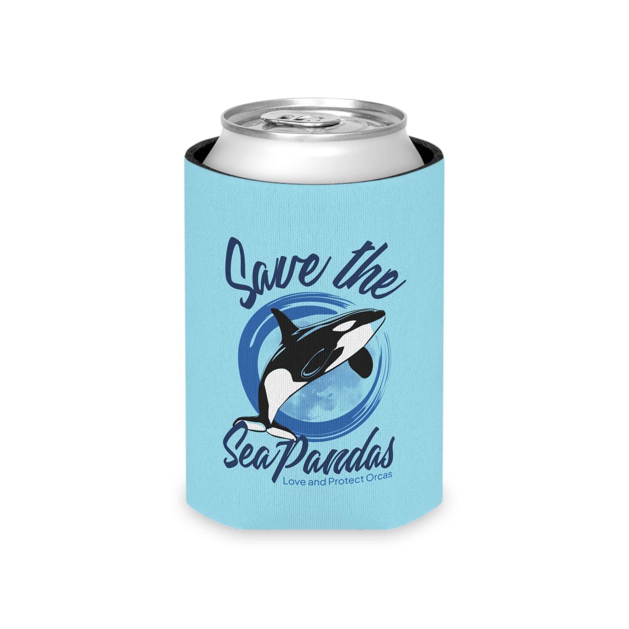 Orca Whale Can Cooler by DO. LOVE. BE. Apparel