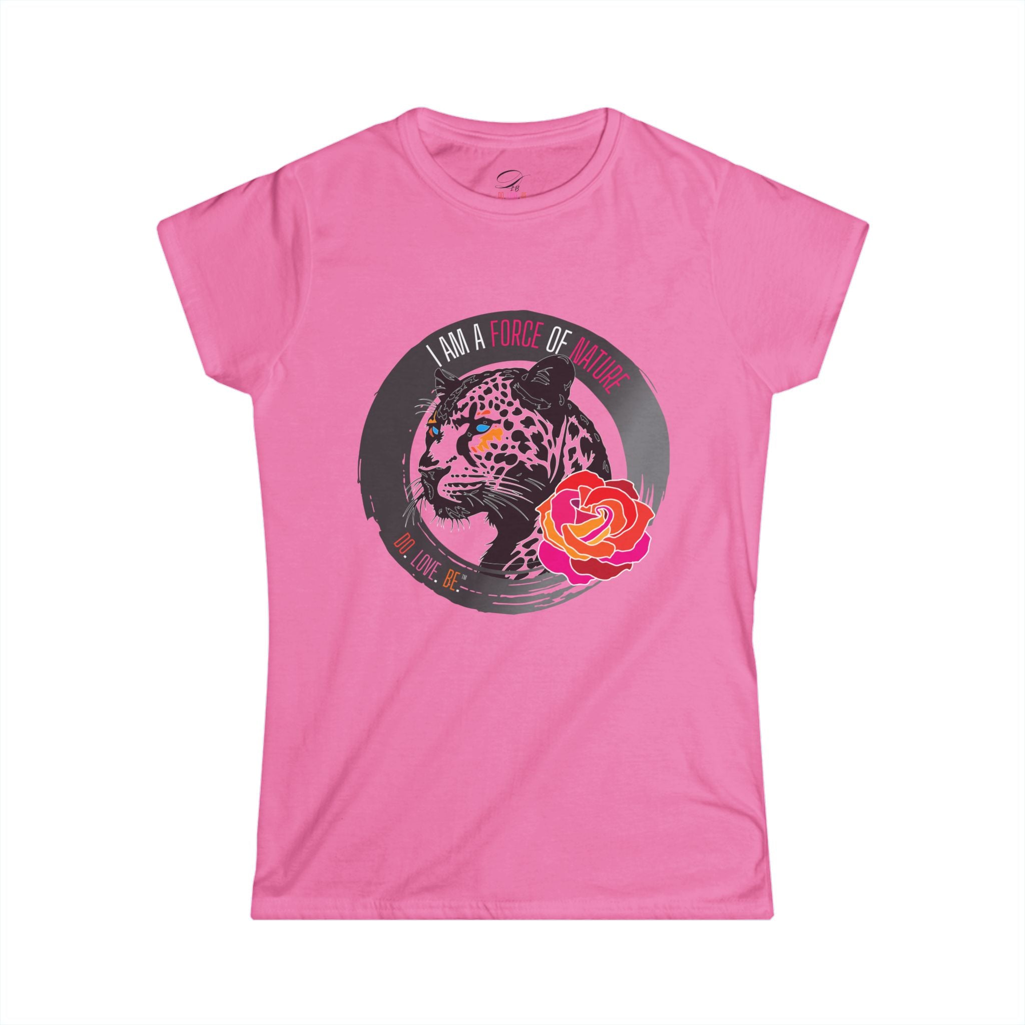 Womens leopard graphic tee by DO. LOVE. BE. Apparel