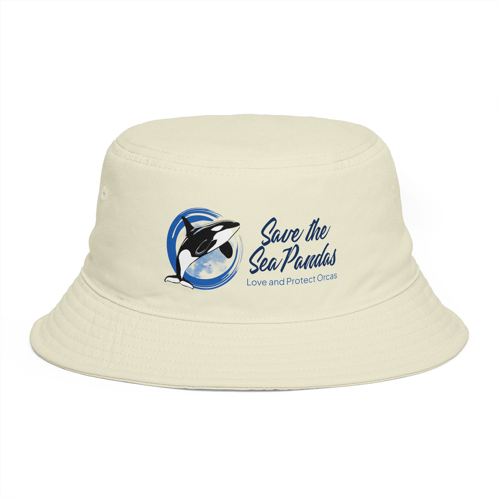 Bucket Hat for Women, Save the Sea Pandas Ocean Conservation, Orca Bucket Hat Color