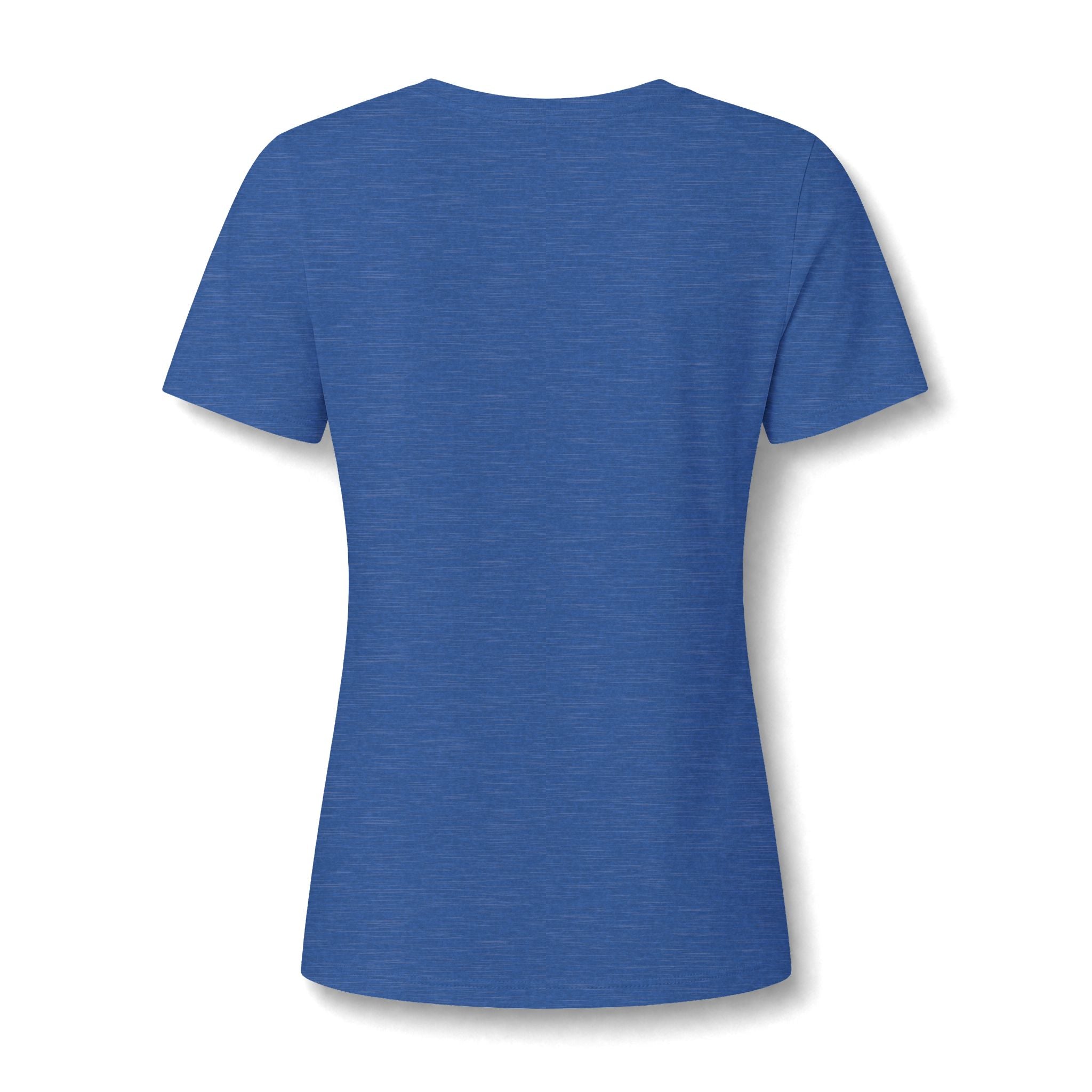 Great White Shark Circle V-Neck Tee, Womens Ocean Shark Graphic Shirt