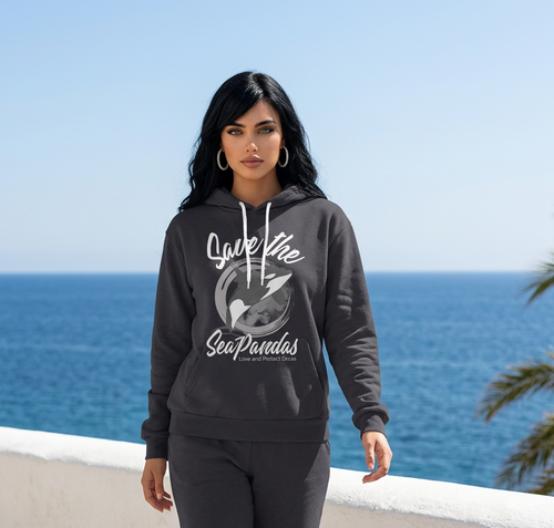 Orca Whale Graphic Hoodie, Killer Whale Graphic Hoodie by DO. LOVE. BE.