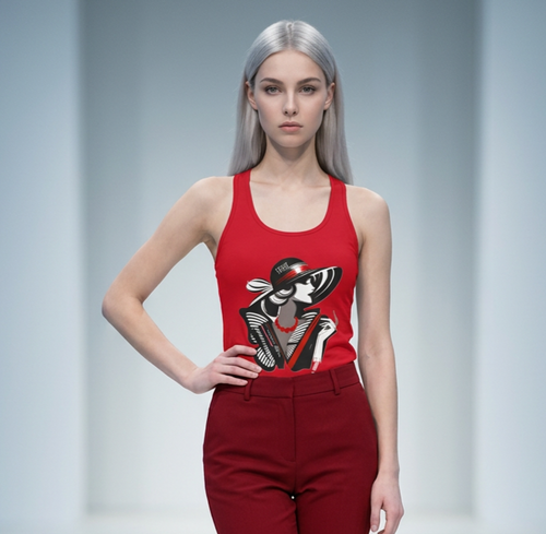 Women's graphic tee collection featuring a woman in a hat by DO. LOVE. BE. Apparel