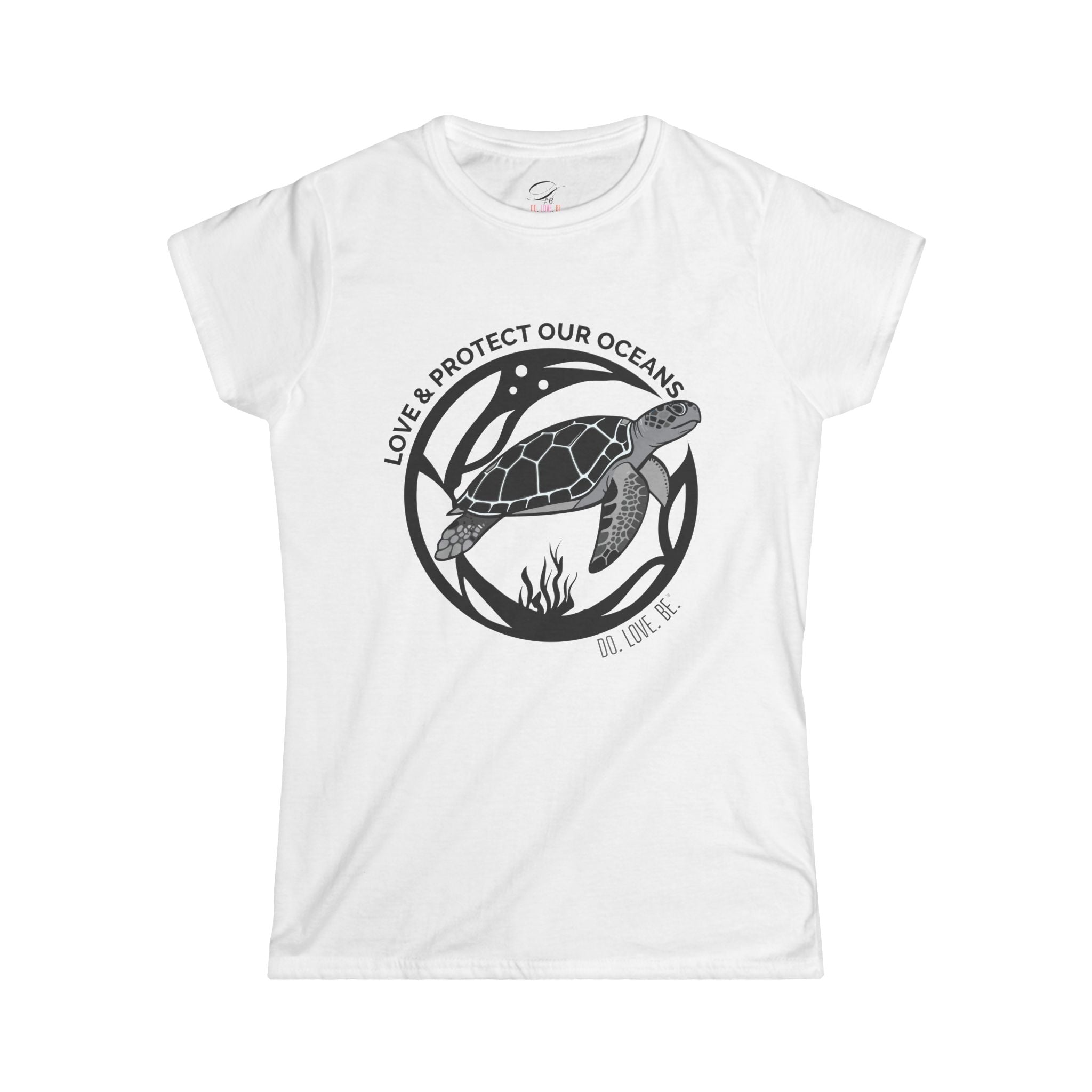 Womens sea turtle graphic tee by DO. LOVE. BE. Apparel