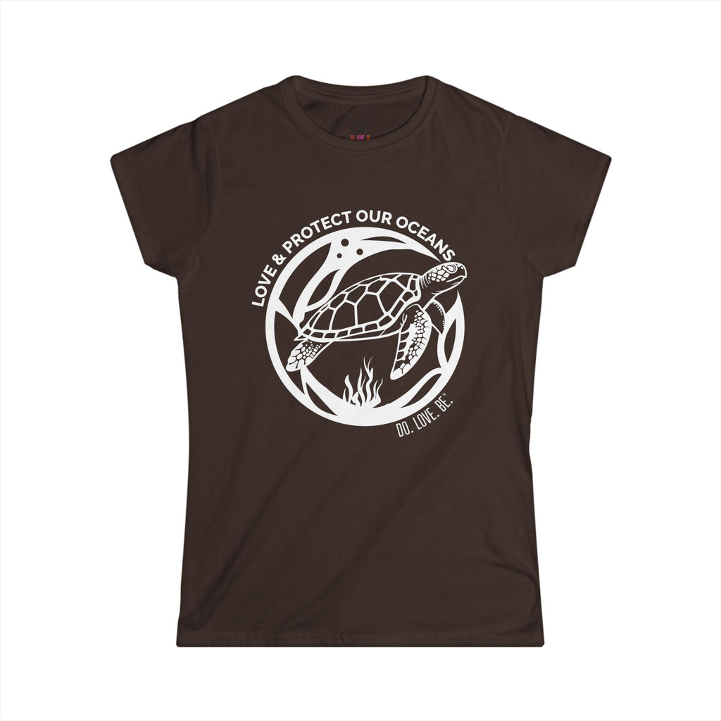Womens sea turtle graphic tee by DO. LOVE. BE. Apparel