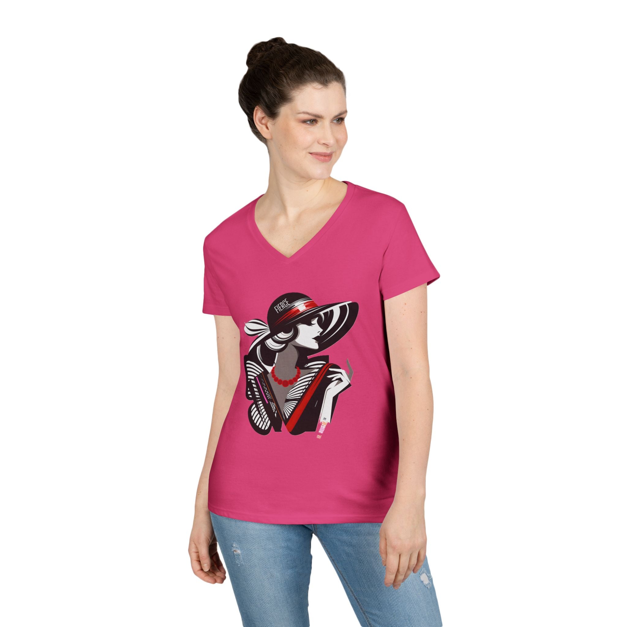 Women's graphic tee collection featuring a woman in a hat by DO. LOVE. BE. Apparel