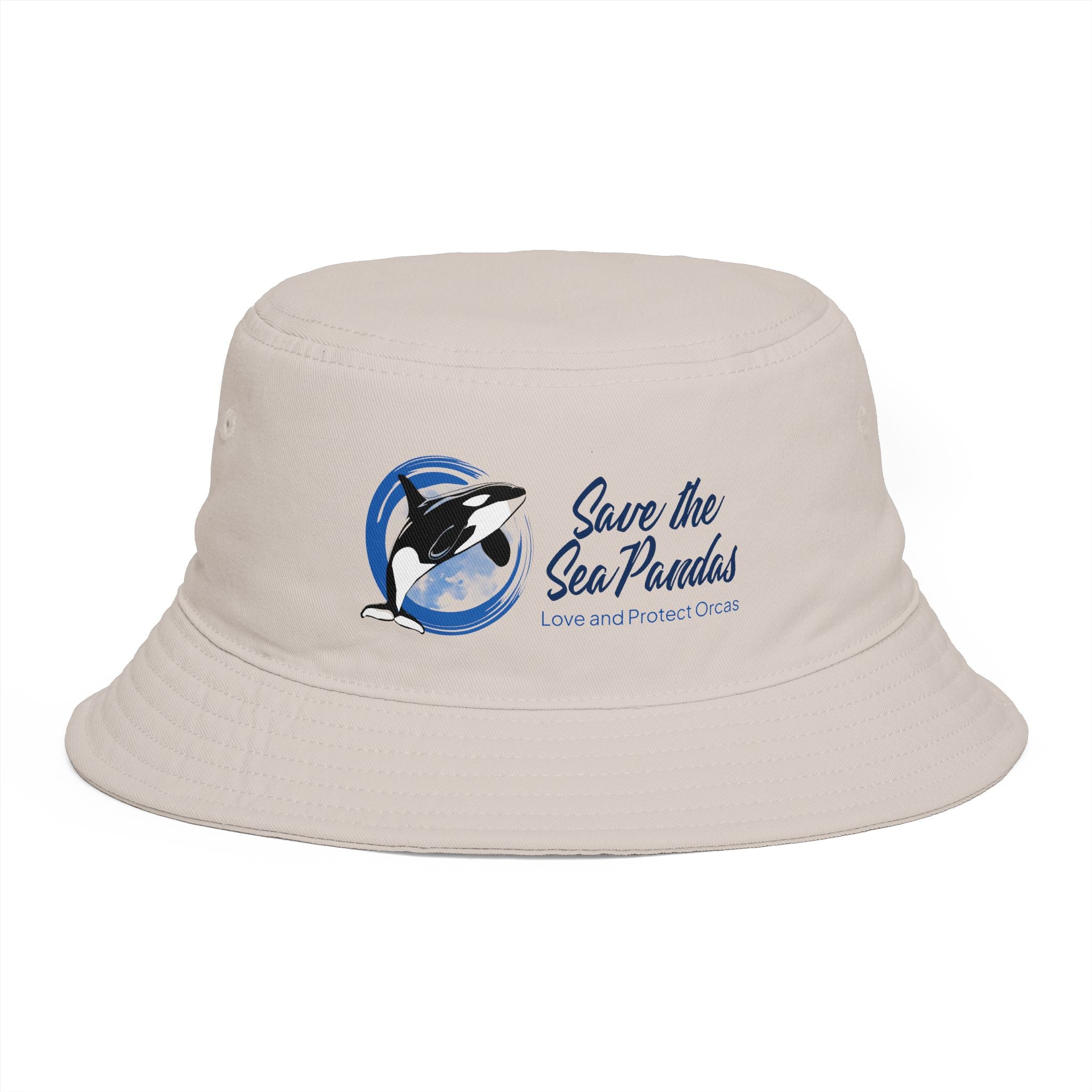 Bucket Hat for Women, Save the Sea Pandas Ocean Conservation, Orca Bucket Hat Color