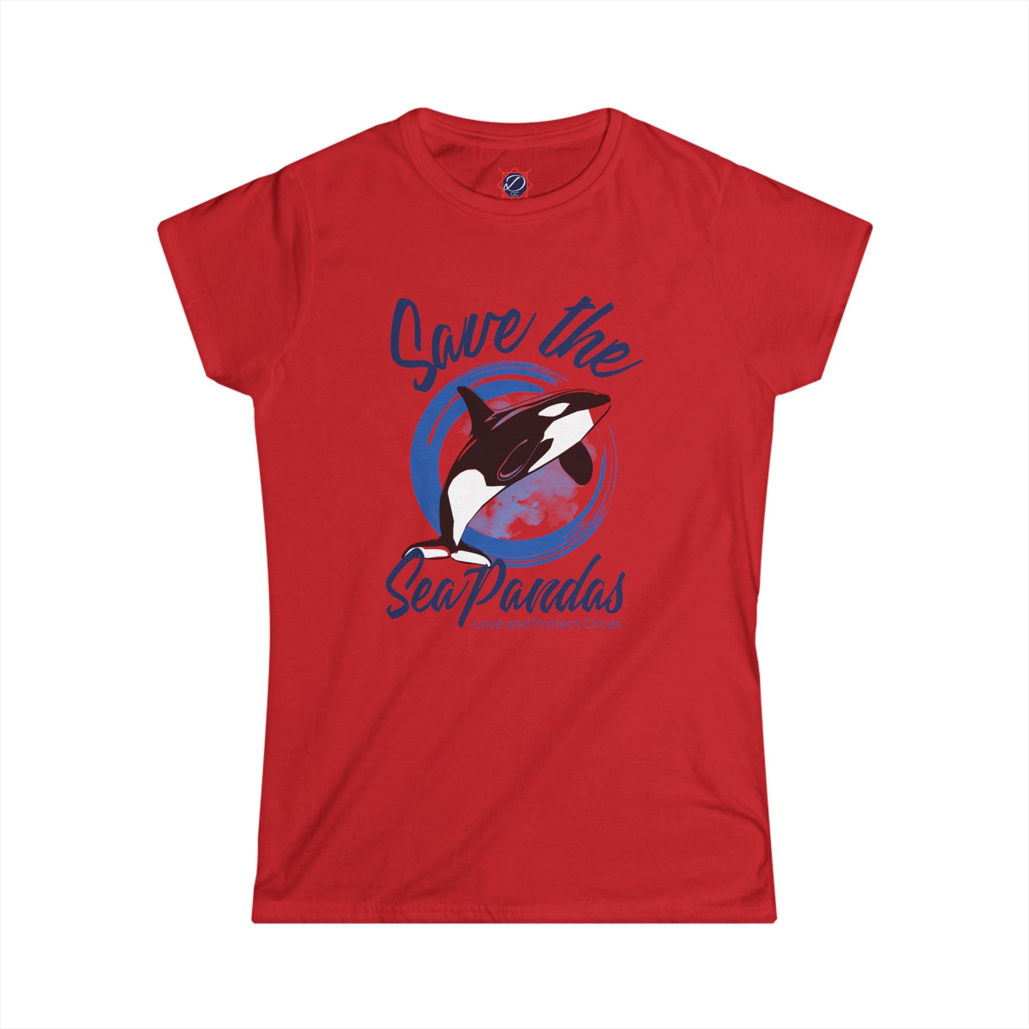 Save the Sea Pandas Tee — Women's Orca Conservation T‑Shirt: Color