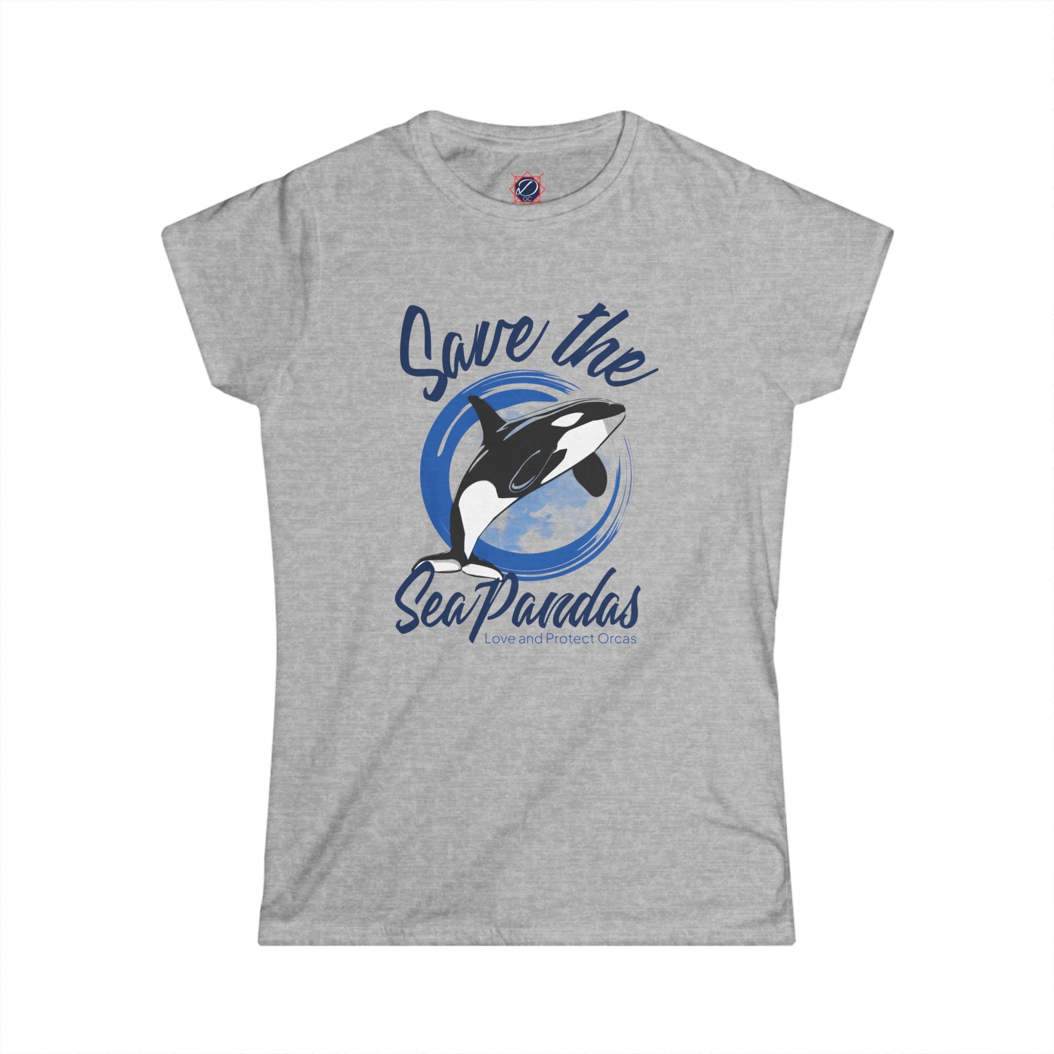 Save the Sea Pandas Tee — Women's Orca Conservation T‑Shirt: Color