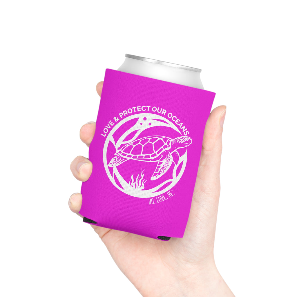 Sea Turtle Can Cooler by DO. LOVE. BE. Apparel