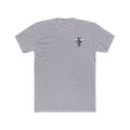 Grey Whale & Wave Graphic Tee — Cotton Whale Dive Ocean Surf Shirt (Supports Whale Conservation)