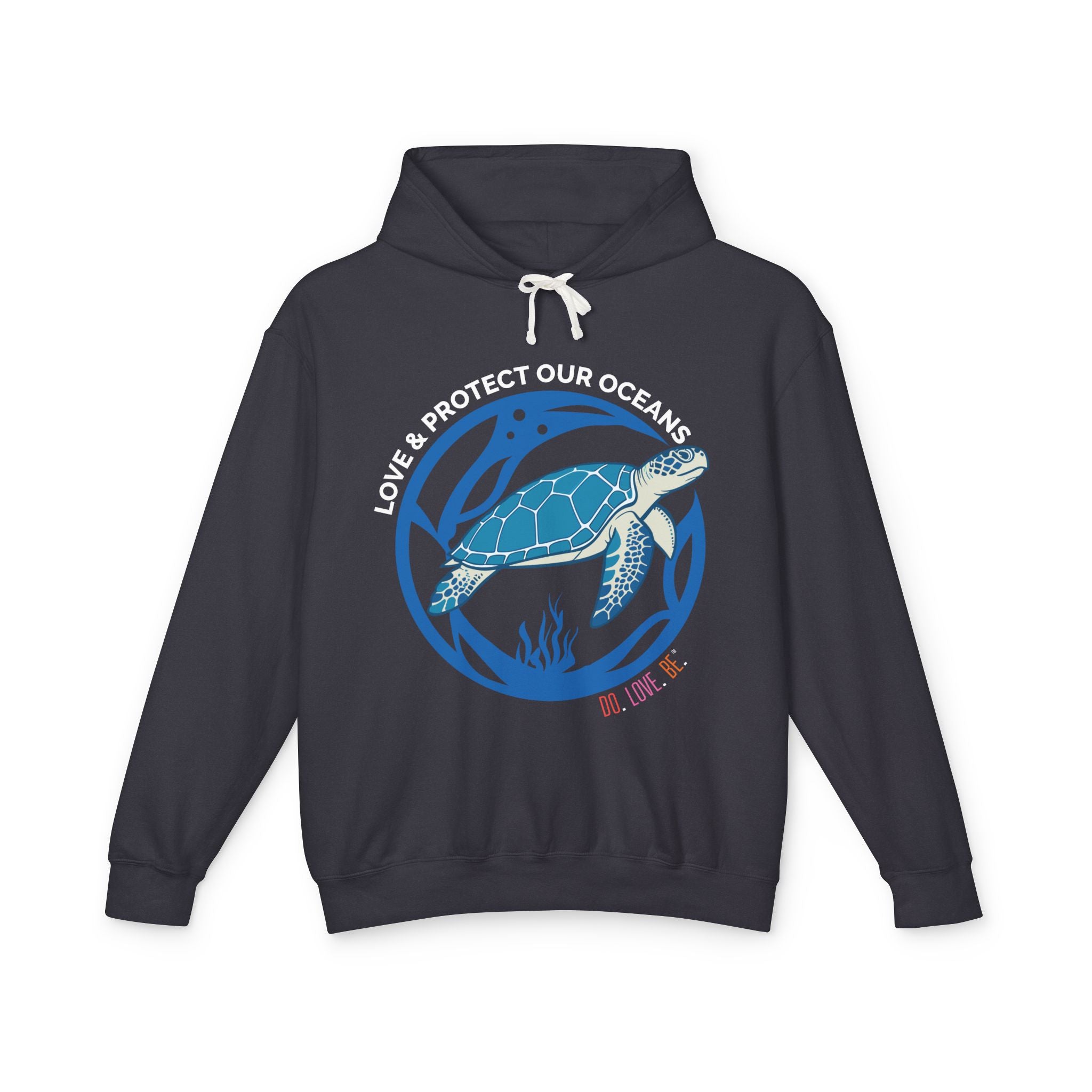 Womens sea turtle graphic hoodie by DO. LOVE. BE. Apparel