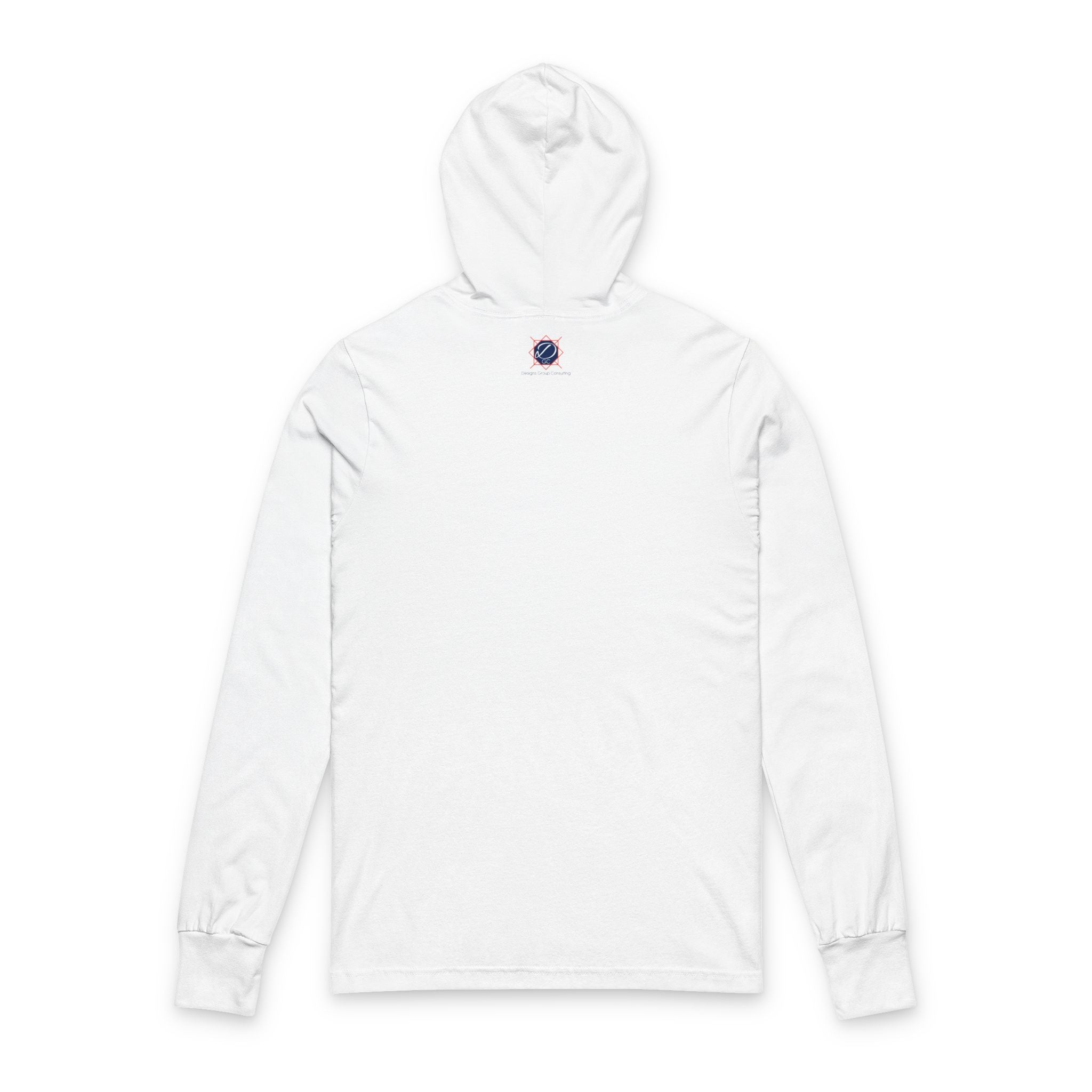Save the Sea Pandas Hooded Long Sleeve Tee — Orca Conservation Graphic Top: Light colors