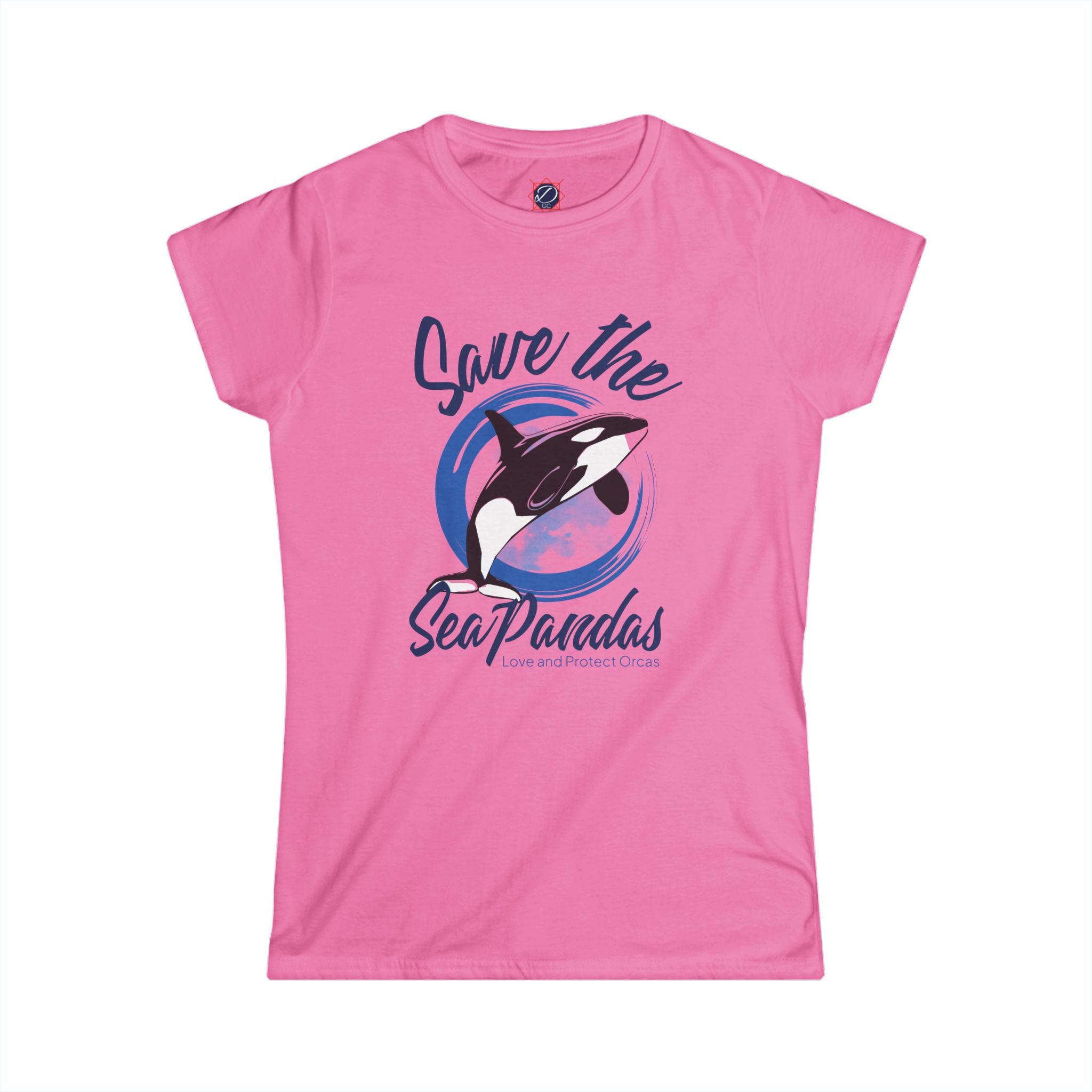 Save the Sea Pandas Tee — Women's Orca Conservation T‑Shirt: Color