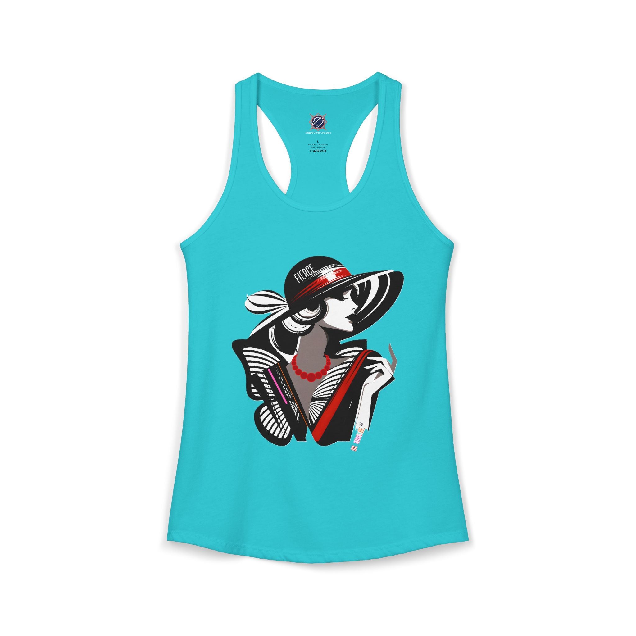Women's graphic tee collection featuring a woman in a hat by DO. LOVE. BE. Apparel