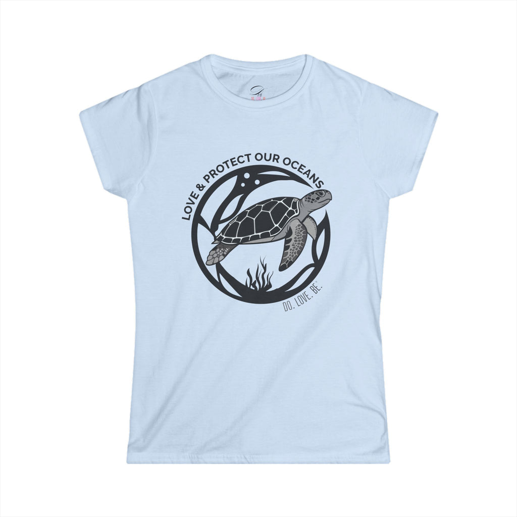 Womens sea turtle graphic tee by DO. LOVE. BE. Apparel