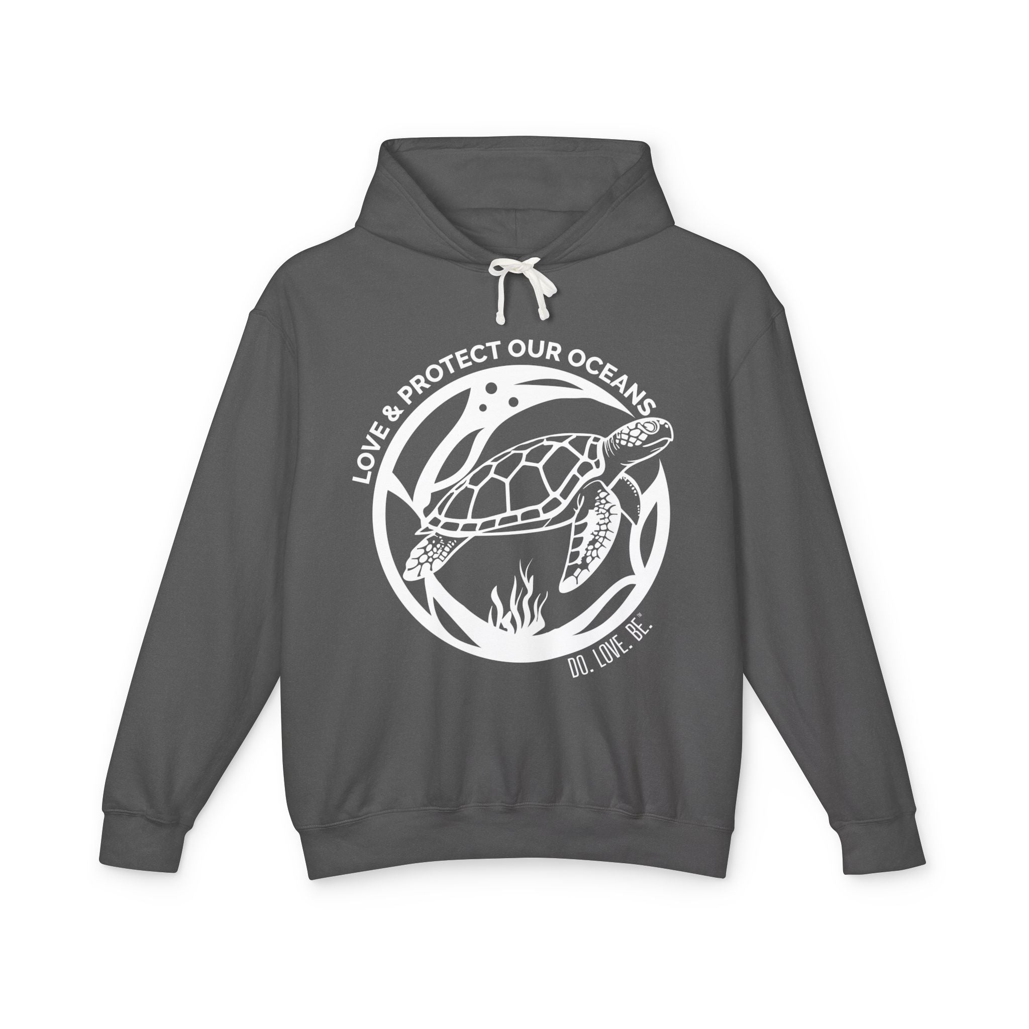 Womens Graphic Tee Sea Turtle Collection Hoodie by Do. Love. Be
