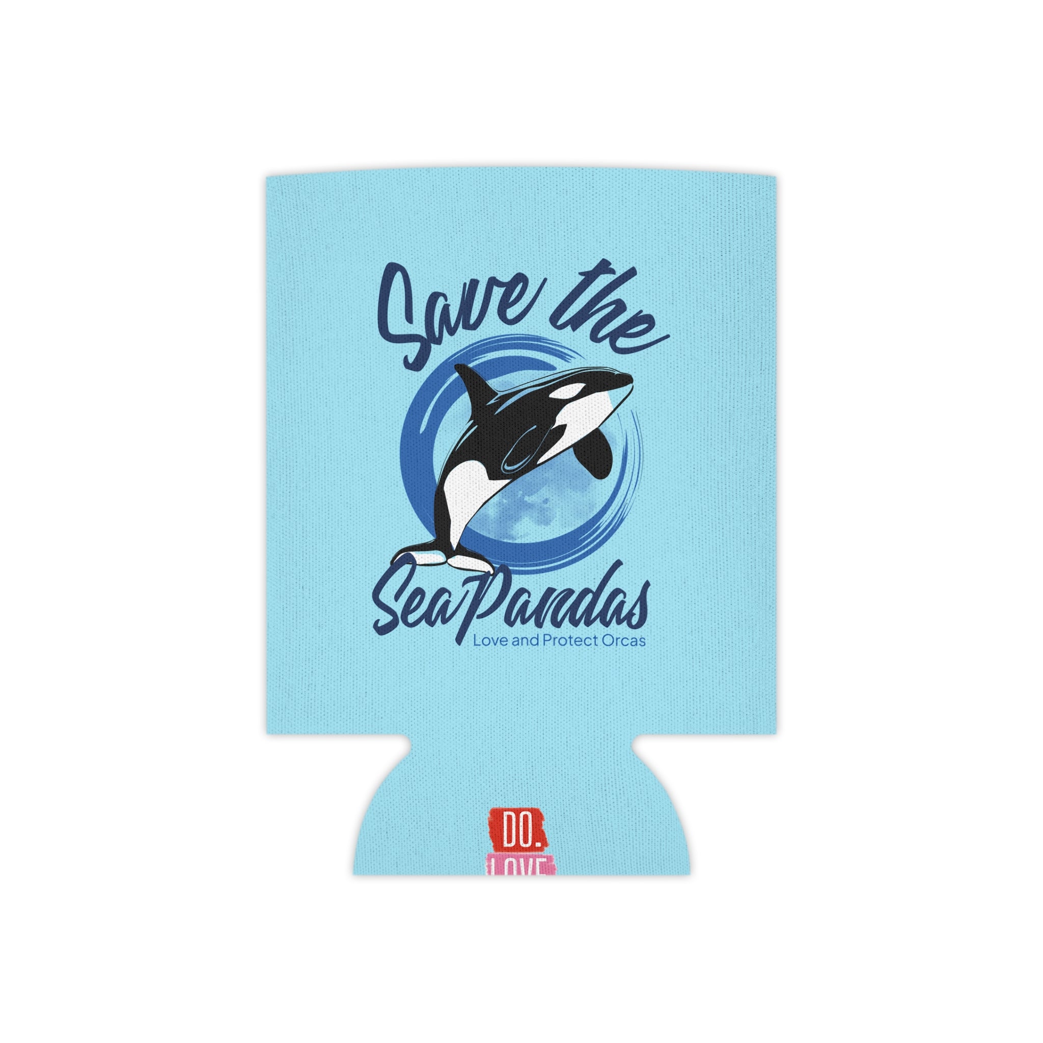 Orca Whale Can Cooler by DO. LOVE. BE. Apparel