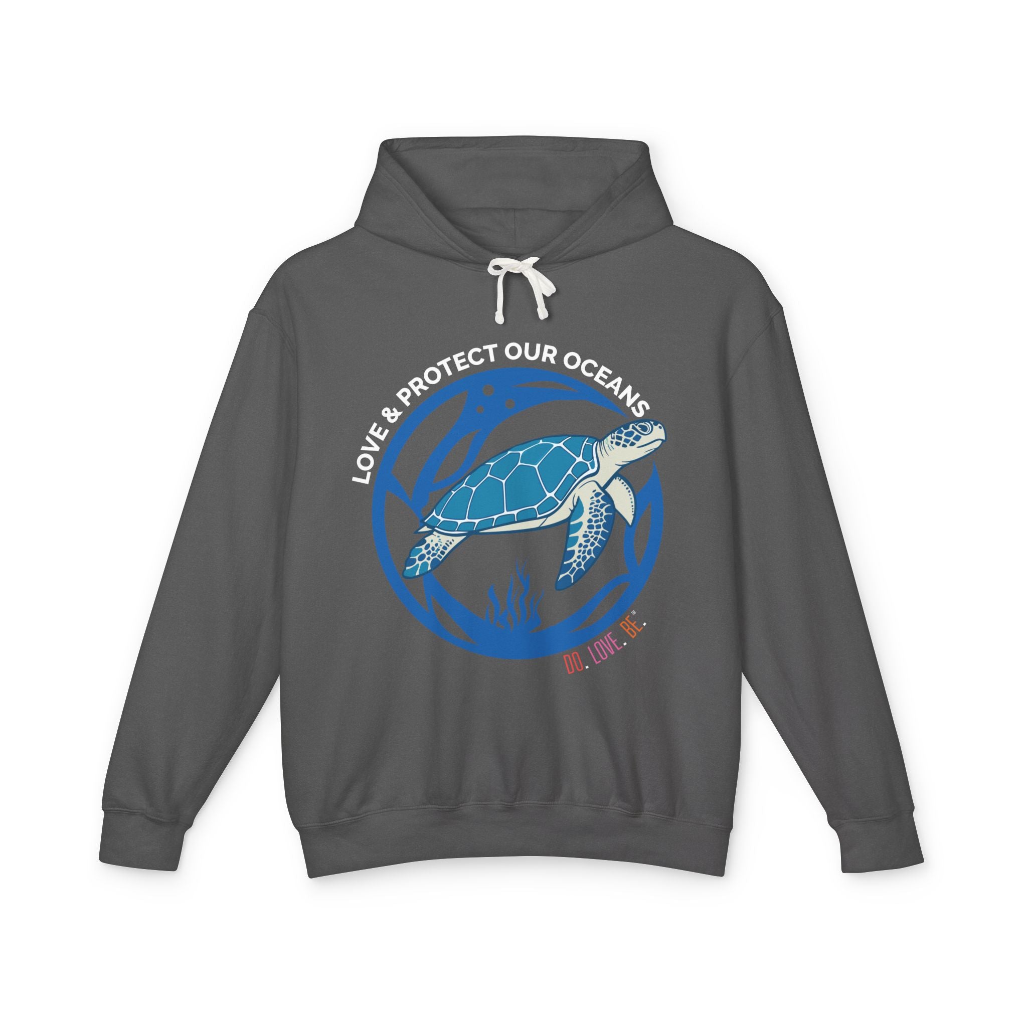 Womens sea turtle graphic hoodie by DO. LOVE. BE. Apparel