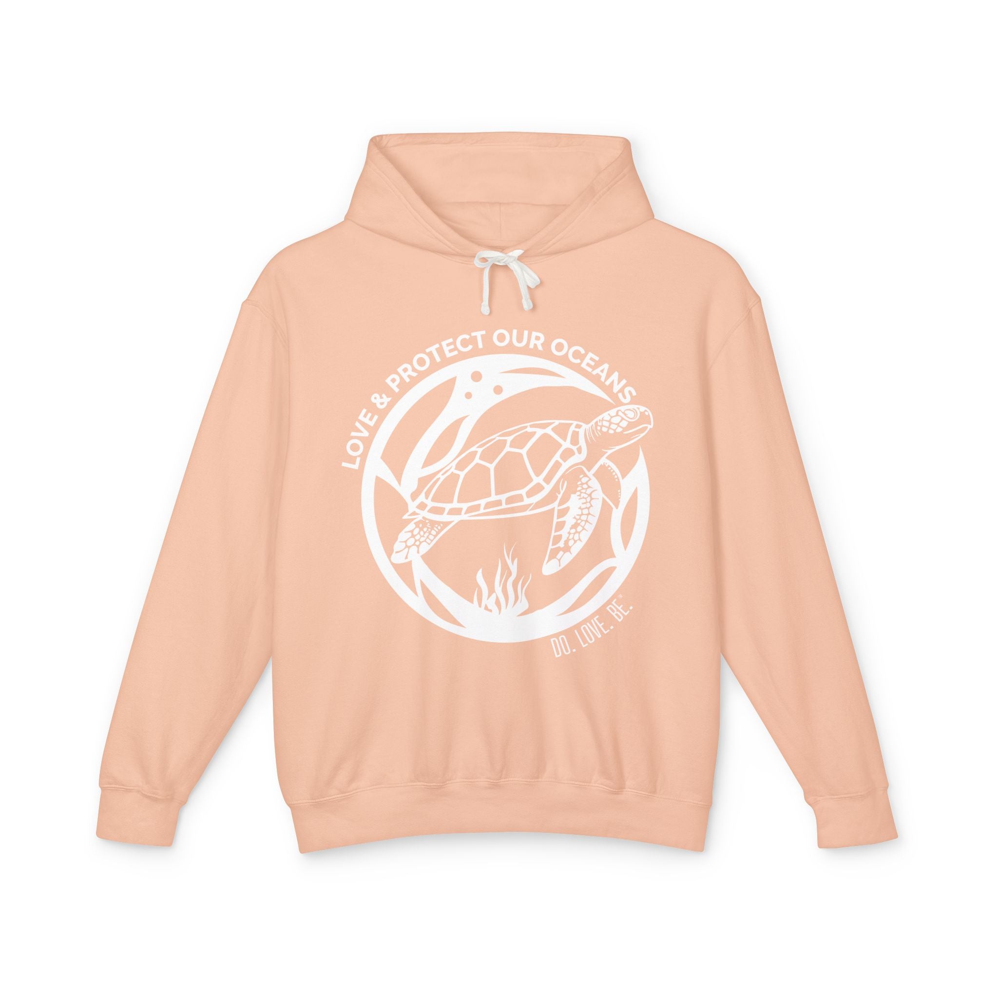 Womens Graphic Tee Sea Turtle Collection Hoodie by Do. Love. Be