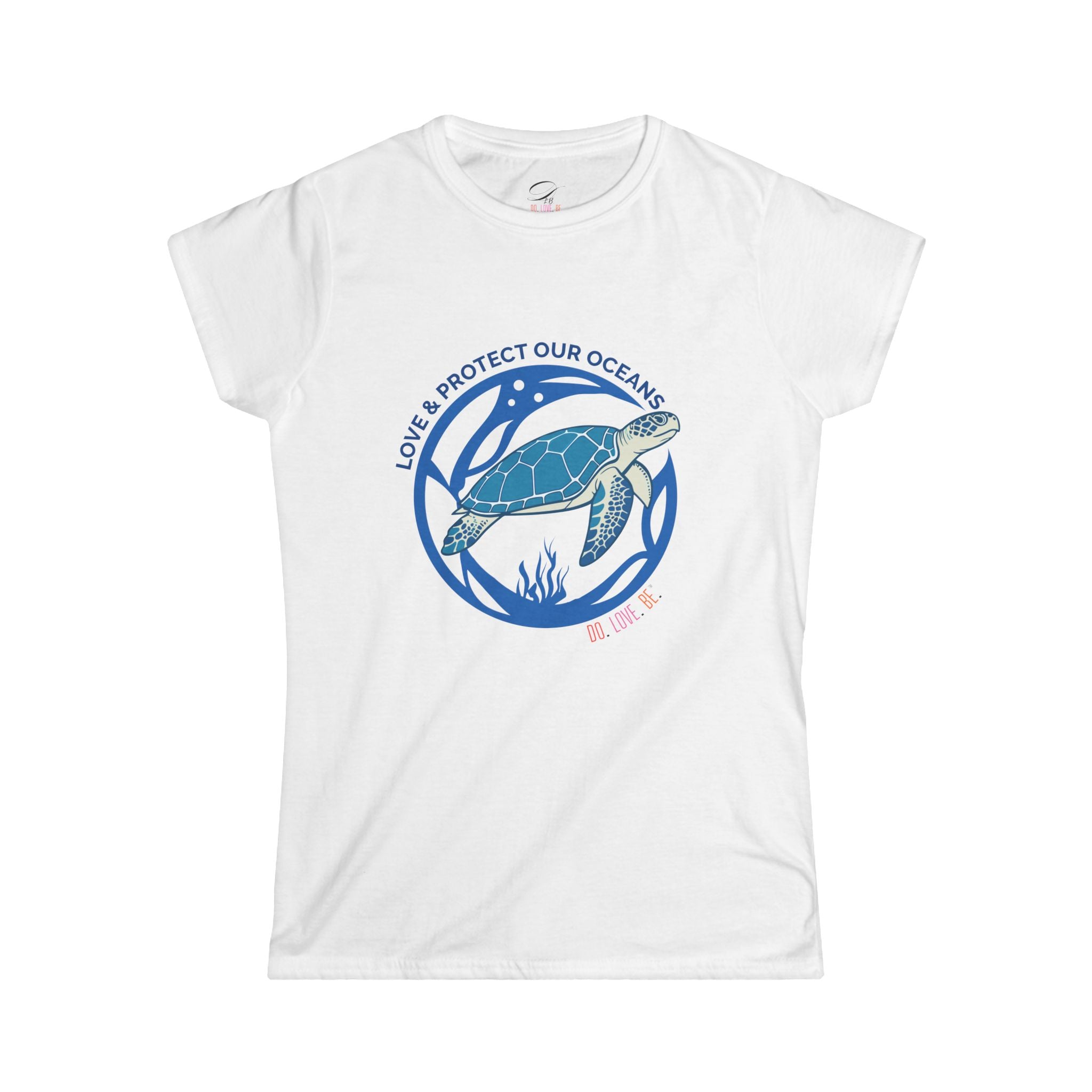 Womens sea turtle graphic tee by DO. LOVE. BE. Apparel