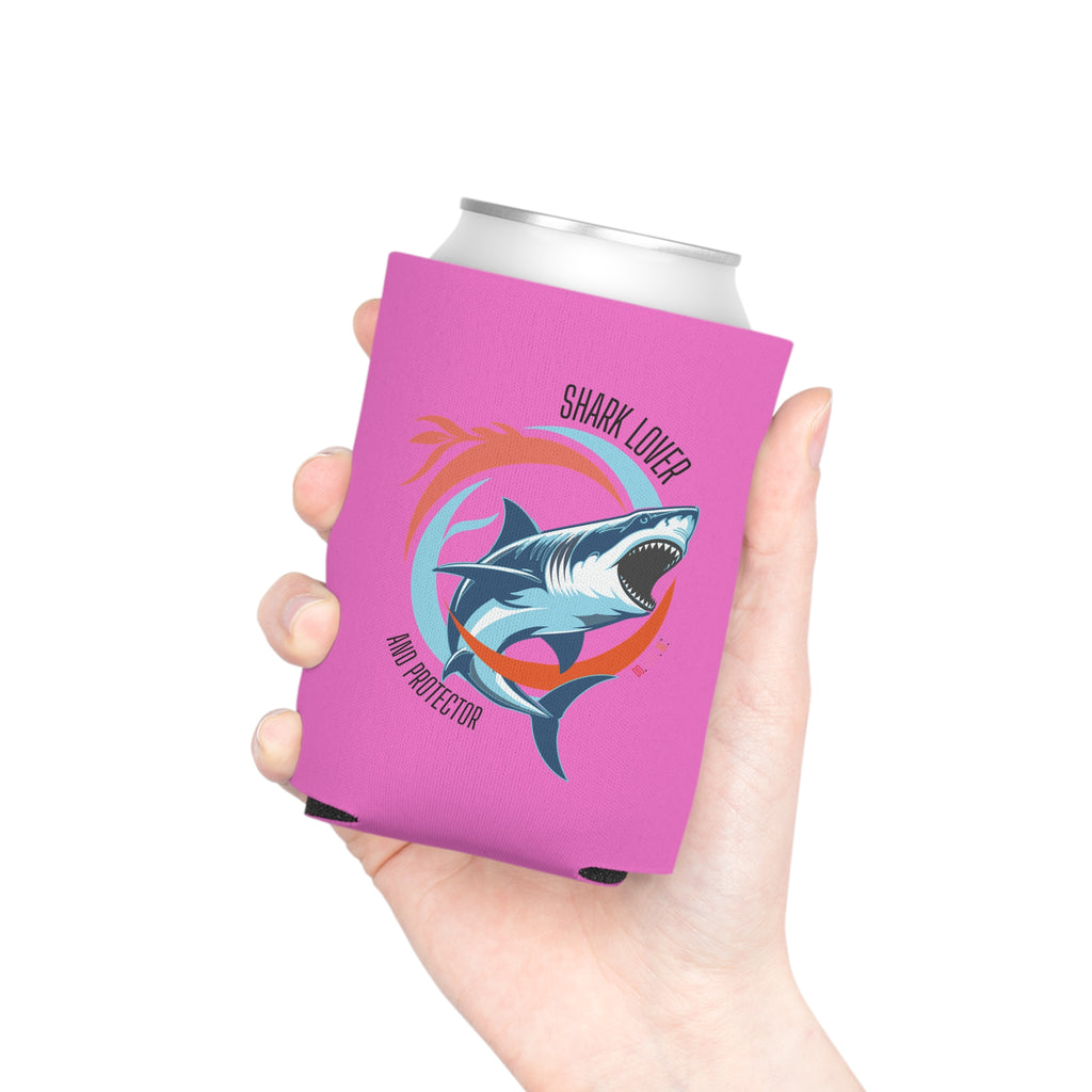 White Shark Can Cooler by DO. LOVE. BE. Apparel